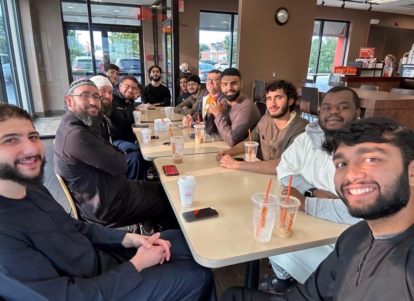 Dunkin run after Fajr