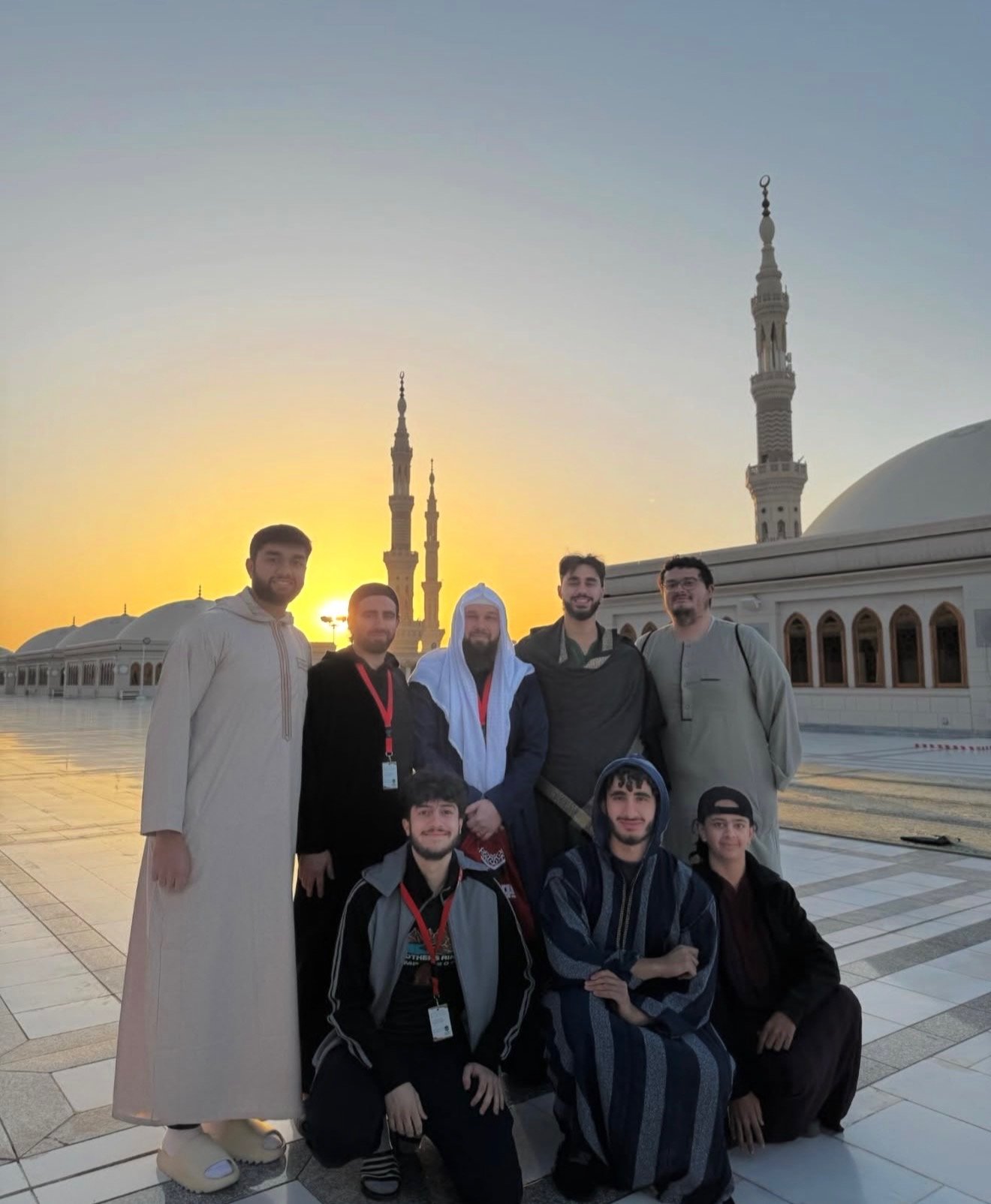 Fajr Homies at Masjid an-Nabawi, Madina